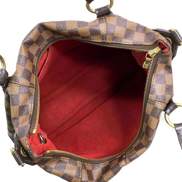 Louis Vuitton Evora MM Brown Damier Ebene Shoulder Bag - Picture 9 of 9